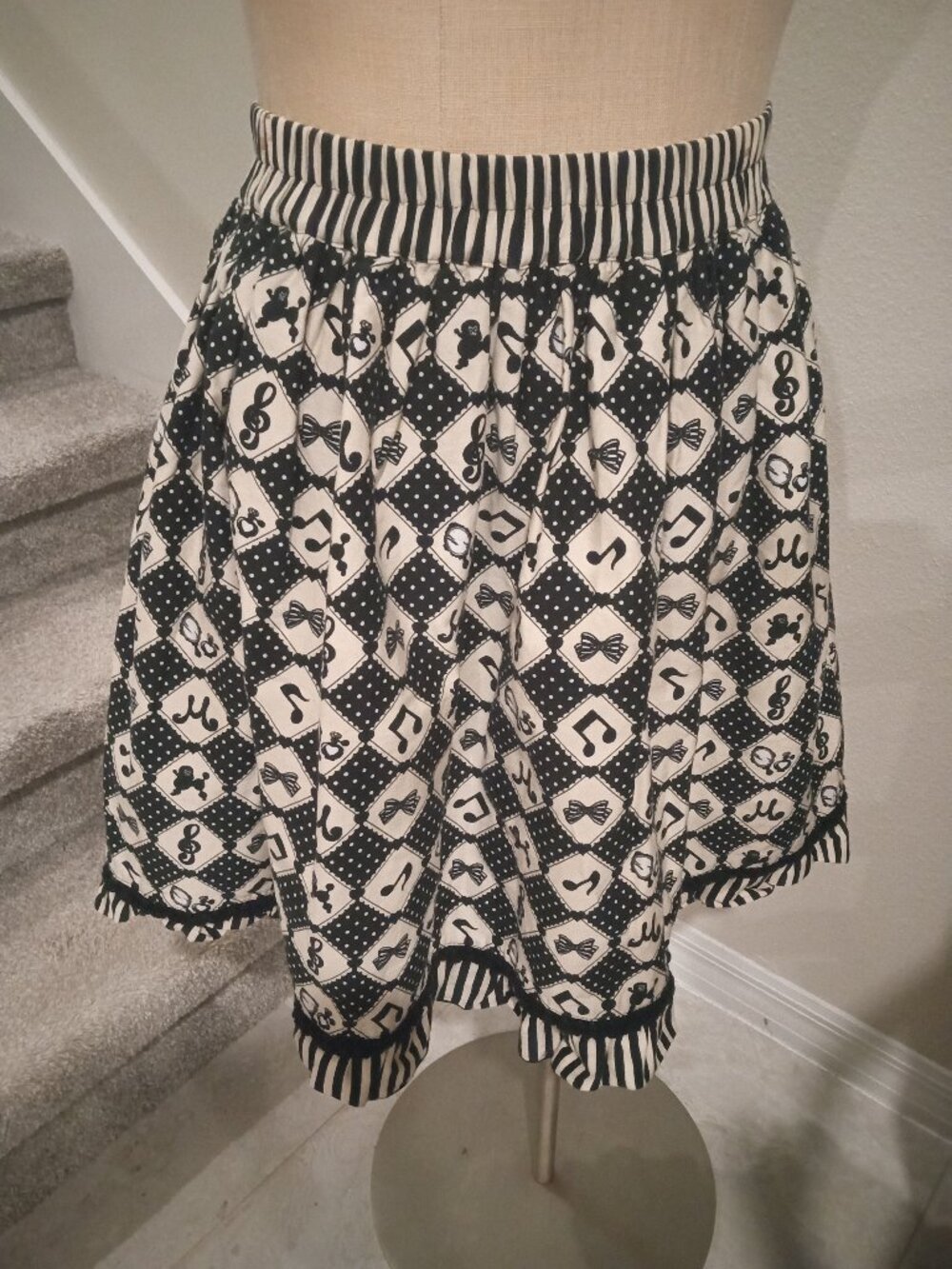 Bodyline Music Note Lolita Skirt